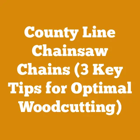 County Line Chainsaw Chains (3 Key Tips for Optimal Woodcutting)