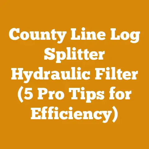County Line Log Splitter Hydraulic Filter (5 Pro Tips for Efficiency)