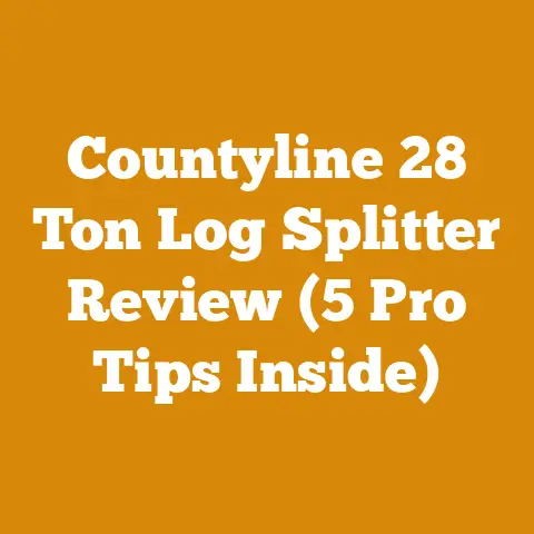 Countyline 28 Ton Log Splitter Review (5 Pro Tips Inside)