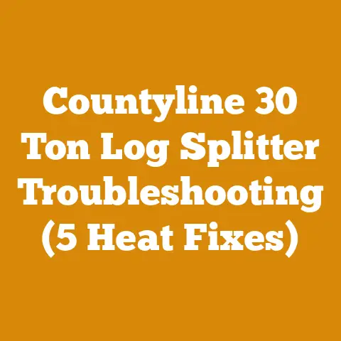 Countyline 30 Ton Log Splitter Troubleshooting (5 Heat Fixes)