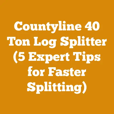 Countyline 40 Ton Log Splitter (5 Expert Tips for Faster Splitting)