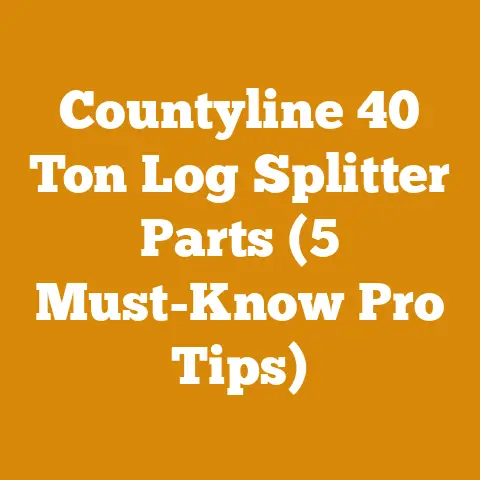 Countyline 40 Ton Log Splitter Parts (5 Must-Know Pro Tips)