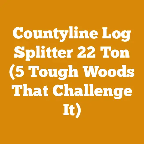 Countyline Log Splitter 22 Ton (5 Tough Woods That Challenge It)
