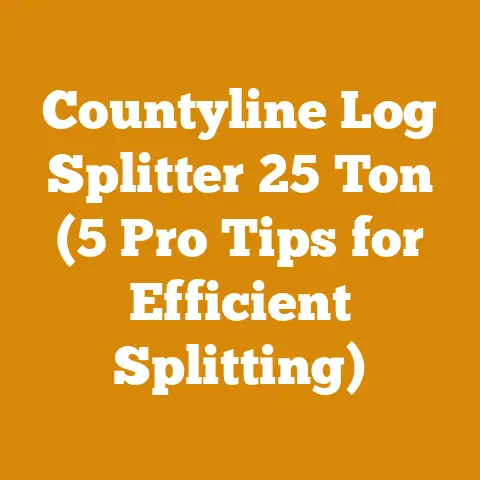 Countyline Log Splitter 25 Ton (5 Pro Tips for Efficient Splitting)