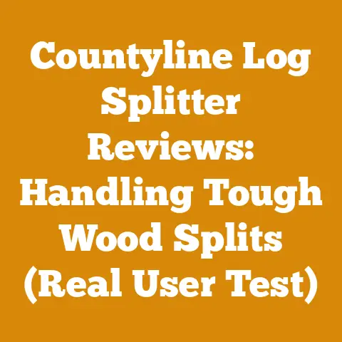 Countyline Log Splitter Reviews: Handling Tough Wood Splits (Real User Test)