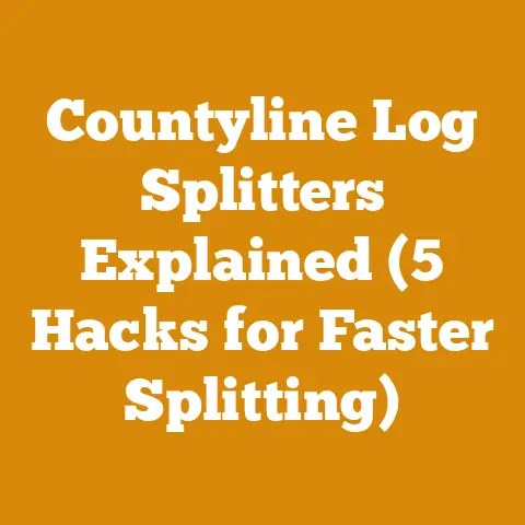 Countyline Log Splitters Explained (5 Hacks for Faster Splitting)