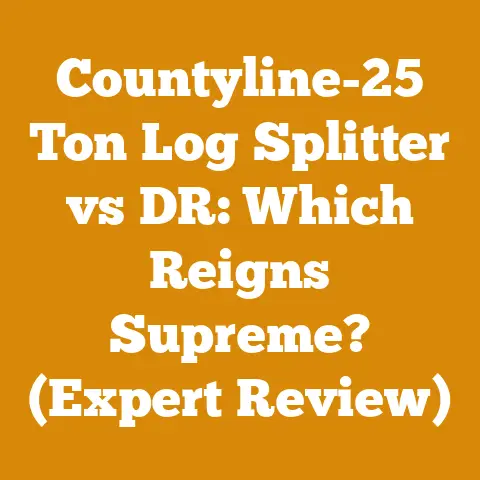 Countyline-25 Ton Log Splitter vs DR: Which Reigns Supreme? (Expert Review)