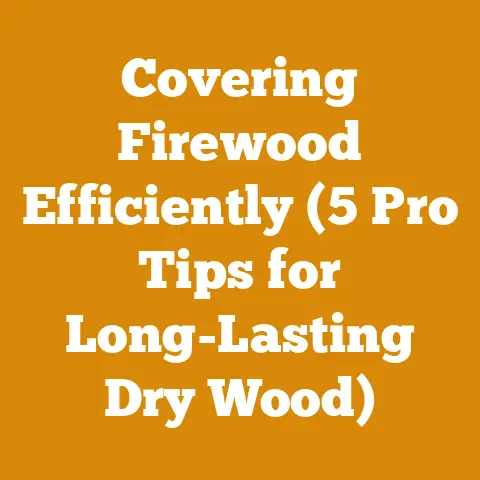 Covering Firewood Efficiently (5 Pro Tips for Long-Lasting Dry Wood)