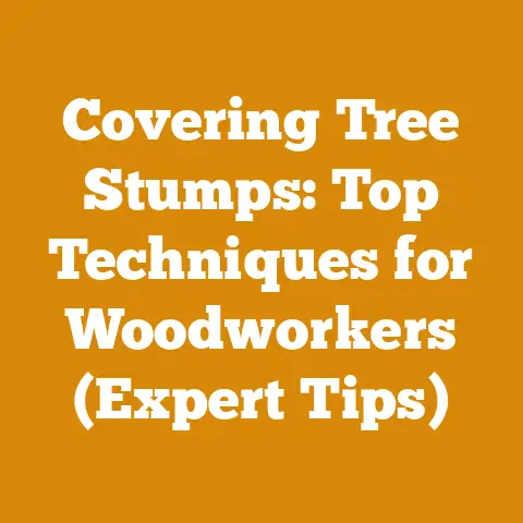 Covering Tree Stumps: Top Techniques for Woodworkers (Expert Tips)