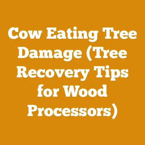 Cow Eating Tree Damage (Tree Recovery Tips for Wood Processors)
