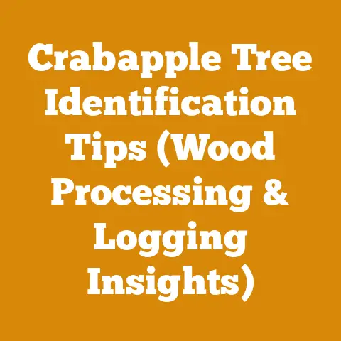 Crabapple Tree Identification Tips (Wood Processing & Logging Insights)