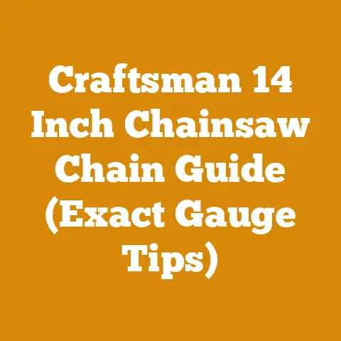 Craftsman 14 Inch Chainsaw Chain Guide (Exact Gauge Tips)