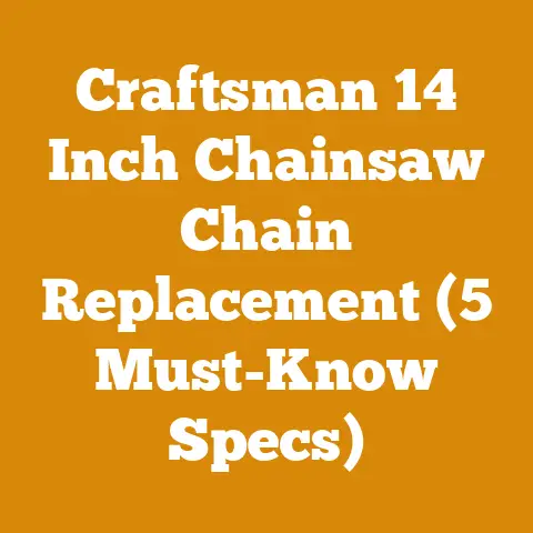 Craftsman 14 Inch Chainsaw Chain Replacement (5 Must-Know Specs)
