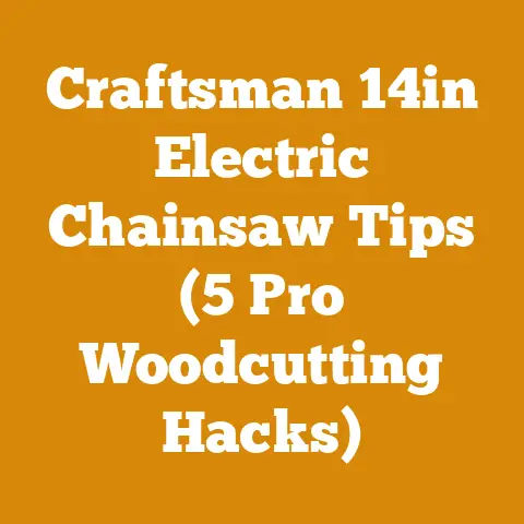 Craftsman 14in Electric Chainsaw Tips (5 Pro Woodcutting Hacks)