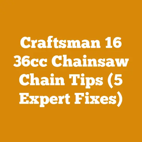 Craftsman 16 36cc Chainsaw Chain Tips (5 Expert Fixes)