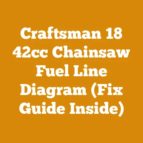 Craftsman 18 42cc Chainsaw Fuel Line Diagram (Fix Guide Inside)