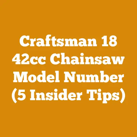 Craftsman 18 42cc Chainsaw Model Number (5 Insider Tips)