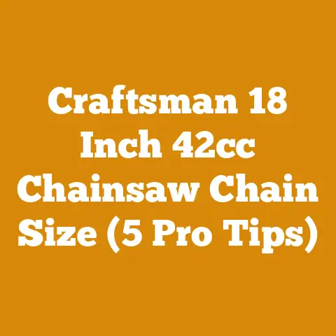 Craftsman 18 Inch 42cc Chainsaw Chain Size (5 Pro Tips)