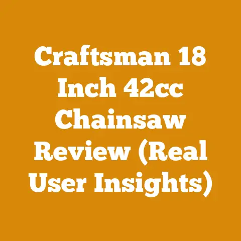 Craftsman 18 Inch 42cc Chainsaw Review (Real User Insights)