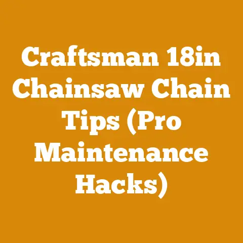 Craftsman 18in Chainsaw Chain Tips (Pro Maintenance Hacks)
