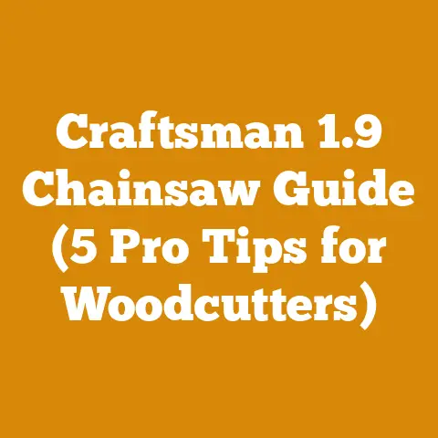 Craftsman 1.9 Chainsaw Guide (5 Pro Tips for Woodcutters)