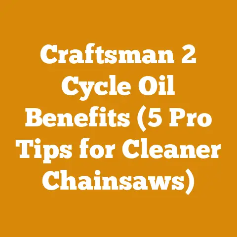 Craftsman 2 Cycle Oil Benefits (5 Pro Tips for Cleaner Chainsaws)