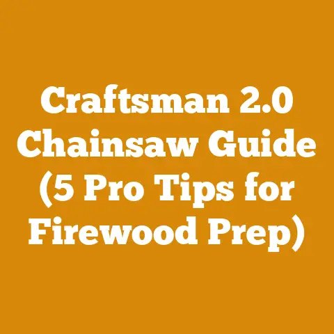 Craftsman 2.0 Chainsaw Guide (5 Pro Tips for Firewood Prep)