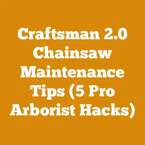 Craftsman 2.0 Chainsaw Maintenance Tips (5 Pro Arborist Hacks)