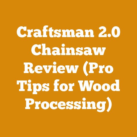 Craftsman 2.0 Chainsaw Review (Pro Tips for Wood Processing)