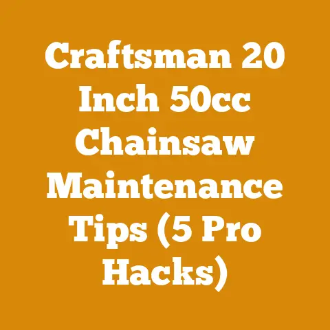 Craftsman 20 Inch 50cc Chainsaw Maintenance Tips (5 Pro Hacks)