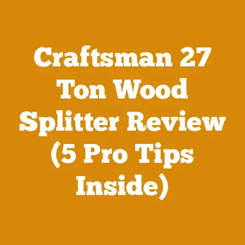 Craftsman 27 Ton Wood Splitter Review (5 Pro Tips Inside)