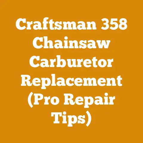 Craftsman 358 Chainsaw Carburetor Replacement (Pro Repair Tips)