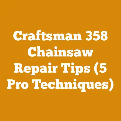 Craftsman 358 Chainsaw Repair Tips (5 Pro Techniques)