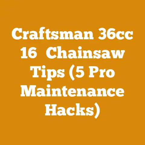 Craftsman 36cc 16″ Chainsaw Tips (5 Pro Maintenance Hacks)