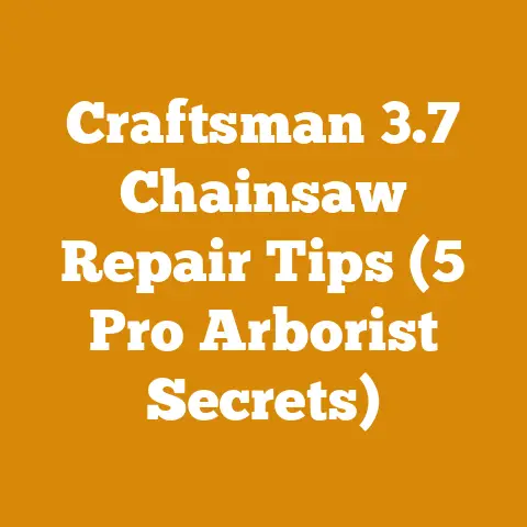 Craftsman 3.7 Chainsaw Repair Tips (5 Pro Arborist Secrets)