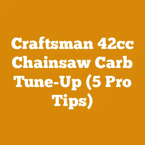 Craftsman 42cc Chainsaw Carb Tune-Up (5 Pro Tips)