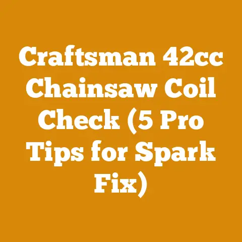 Craftsman 42cc Chainsaw Coil Check (5 Pro Tips for Spark Fix)
