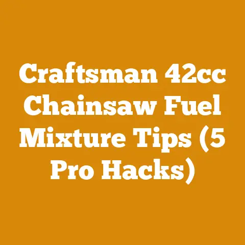 Craftsman 42cc Chainsaw Fuel Mixture Tips (5 Pro Hacks)