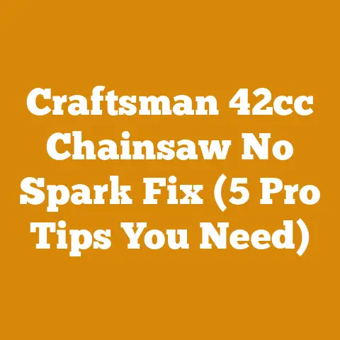 Craftsman 42cc Chainsaw No Spark Fix (5 Pro Tips You Need)