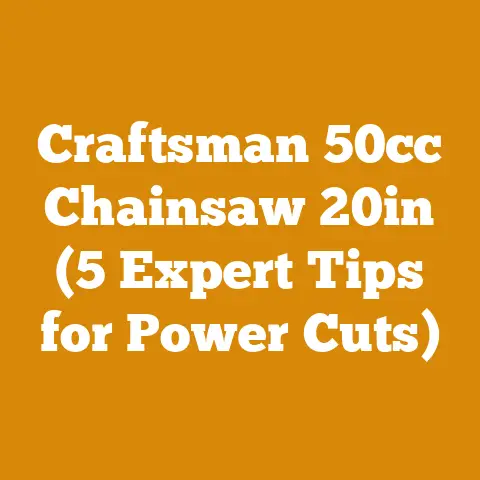 Craftsman 50cc Chainsaw 20in (5 Expert Tips for Power Cuts)