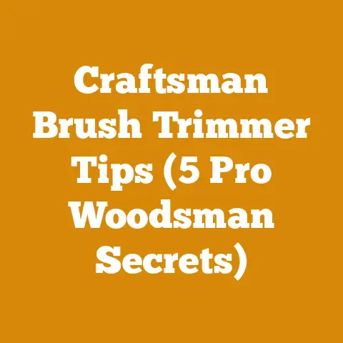 Craftsman Brush Trimmer Tips (5 Pro Woodsman Secrets)