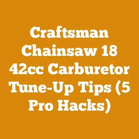 Craftsman Chainsaw 18 42cc Carburetor Tune-Up Tips (5 Pro Hacks)