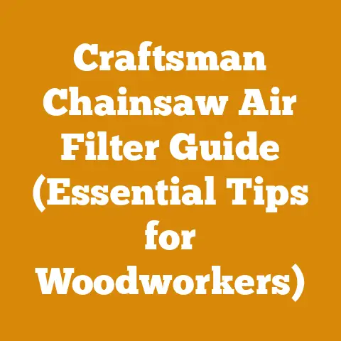 Craftsman Chainsaw Air Filter Guide (Essential Tips for Woodworkers)