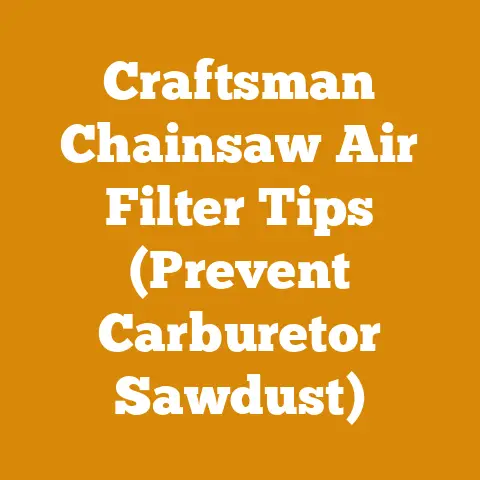 Craftsman Chainsaw Air Filter Tips (Prevent Carburetor Sawdust)