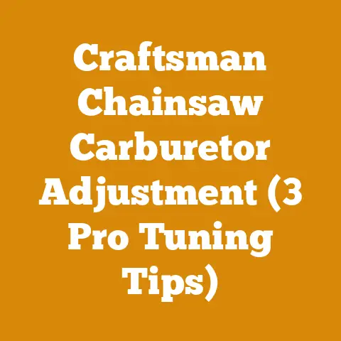Craftsman Chainsaw Carburetor Adjustment (3 Pro Tuning Tips)