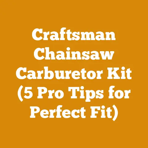 Craftsman Chainsaw Carburetor Kit (5 Pro Tips for Perfect Fit)