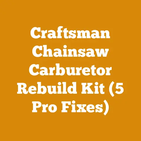 Craftsman Chainsaw Carburetor Rebuild Kit (5 Pro Fixes)