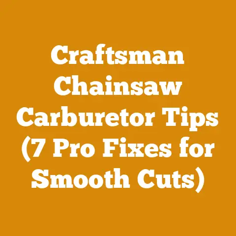 Craftsman Chainsaw Carburetor Tips (7 Pro Fixes for Smooth Cuts)