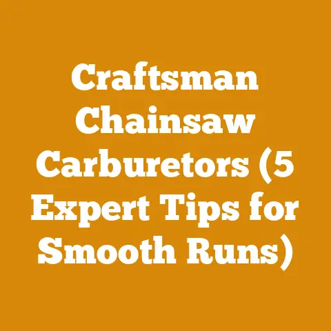 Craftsman Chainsaw Carburetors (5 Expert Tips for Smooth Runs)