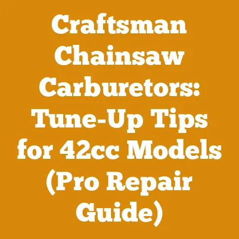 Craftsman Chainsaw Carburetors: Tune-Up Tips for 42cc Models (Pro Repair Guide)